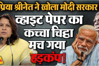 Thumbnail for कांग्रेस नेता सुप्रिया श्रीनेत ने मोदी सरकार के व्हाइट पेपर की पोल खोल कर रख दी |